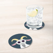 Stanley de Goat Ronde Kartonnen Onderzetter (Insitu)