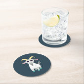 Stanley de Goat Ronde Kartonnen Onderzetter (Insitu)