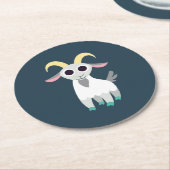 Stanley de Goat Ronde Kartonnen Onderzetter (Gebogen)