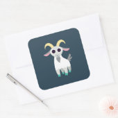 Stanley de Goat Vierkante Sticker (Envelop)