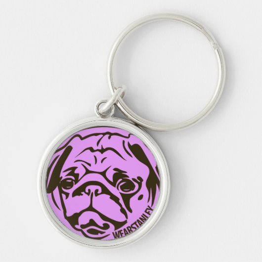 stanley de roze roze sleutelhanger (Voorkant)