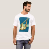 Stanley de Sloth - blauw T-shirt (Voorkant volledig)