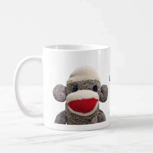 Stanley De Sock Monkey-Mok Koffiemok (Links)