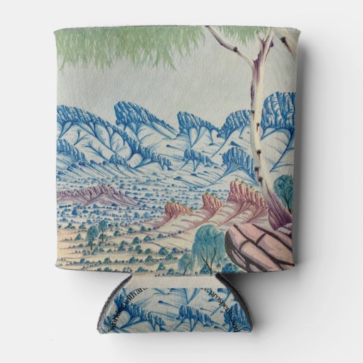 Stanley Ebatarinja Hermannsberg stijl landschap Blikjeskoeler (Voorkant)