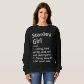 Stanley Girl Wi Wisconsin Funny City Home Roots Trui (Voorkant volledig)