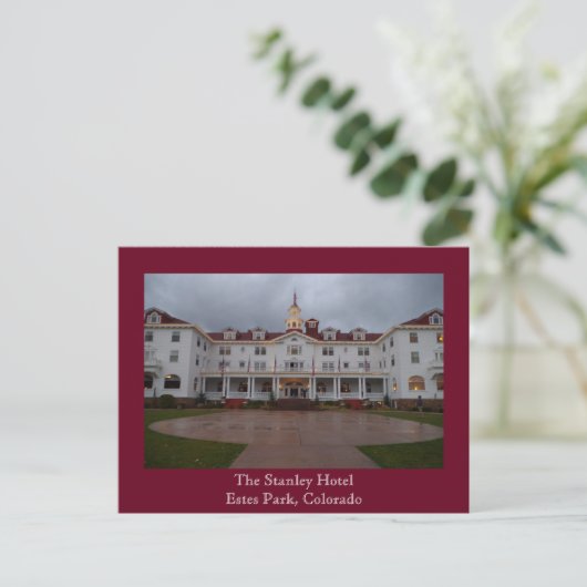 Stanley Hotel briefkaart (Staand voorkant)