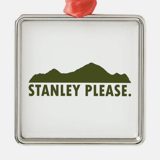 Stanley Idaho Alsjeblieft Metalen Ornament (Voorkant)