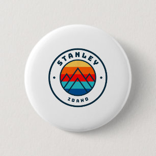 Stanley Idaho Skiën Snowboarden Familie Ski Trip Ronde Button 5,7 Cm