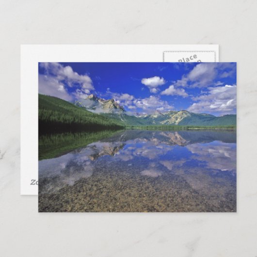 Stanley Lake in het Sawtandgebergte van Idaho Briefkaart (Voorkant / Achterkant)