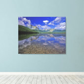 Stanley Lake in het Sawtandgebergte van Idaho Canvas Afdruk (Insitu (Houten vloer))