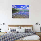 Stanley Lake in het Sawtandgebergte van Idaho Canvas Afdruk (Insitu (Slaapkamer))