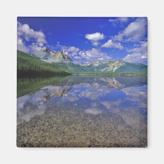 Stanley Lake in het Sawtandgebergte van Idaho Magneet (Voorkant)