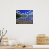 Stanley Lake in het Sawtandgebergte van Idaho Poster (Keuken)