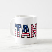Stanley Name Vorname USA styled Tasse Kaffeetasse Koffiemok (Voorkant links)