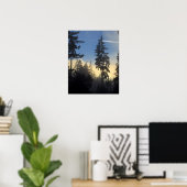 Stanley Park, bossen, marienevel mist die binnenro Poster (Thuiskantoor)
