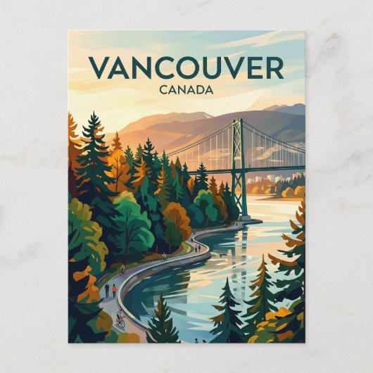 Stanley Park Canada Briefkaart (Voorkant)