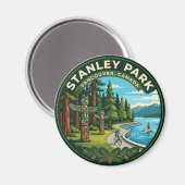 Stanley Park Canada Magneet (Voorkant / Achterkant)