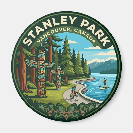 Stanley Park Canada Magneet (Voorkant)