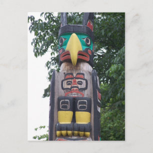 Stanley Park Totem Briefkaart