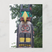 Stanley Park Totem Briefkaart (Voorkant)