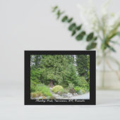 Stanley Park, Vancouver, BC briefkaart (Staand voorkant)