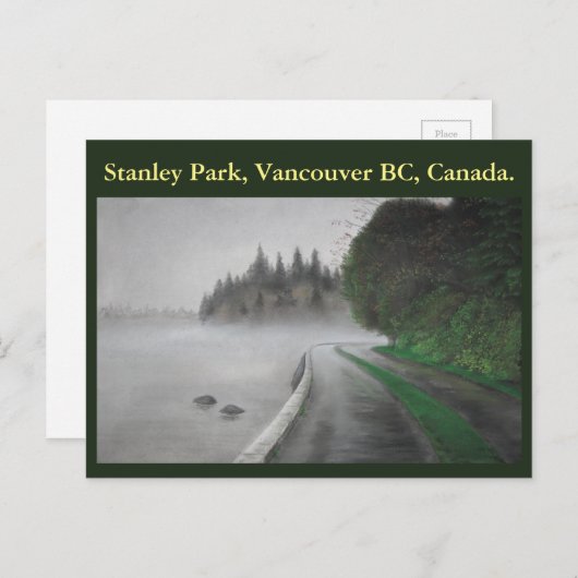 Stanley Park, Vancouver BC. Briefkaart (Voorkant / Achterkant)