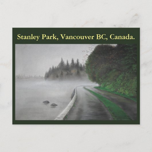 Stanley Park, Vancouver BC. Briefkaart (Voorkant)