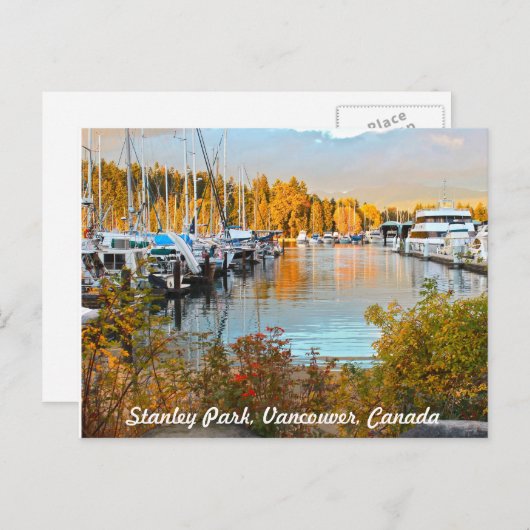 Stanley Park Waterside Briefkaart (Voorkant / Achterkant)