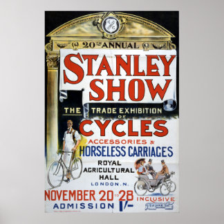 Stanley Show Cycles Exhibition Poster