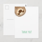 Stanley sloth bedankt briefkaart (Voorkant / Achterkant)