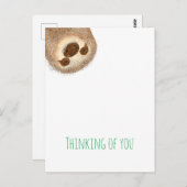 Stanley sloth denkt aan je briefkaart (Voorkant / Achterkant)