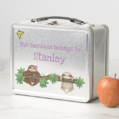 Stanley Sloth gepersonaliseerde lunchbox (paars) (In situ)