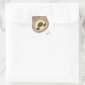 Stanley sloth gepersonaliseerde vierkante stickers (Tas)