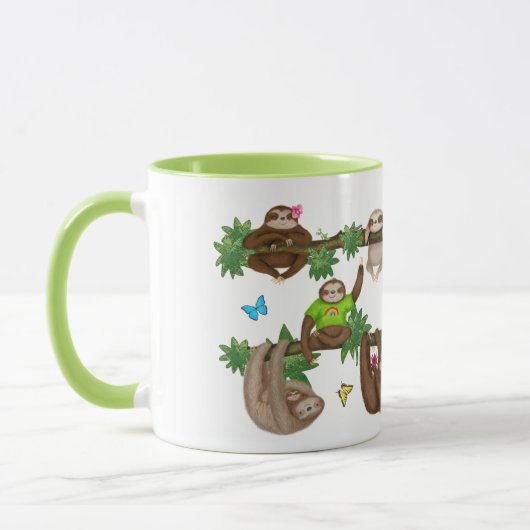 Stanley Sloth green personalized mug Mok (Links)