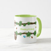 Stanley Sloth green personalized mug Mok (Voorkant rechts)