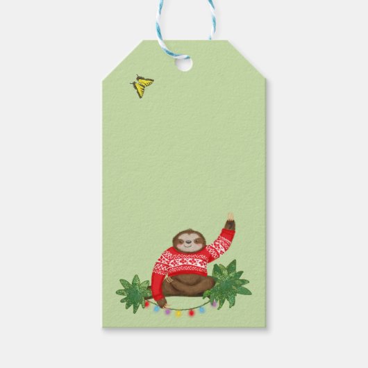 Stanley Sloth-kerstcadeau label Cadeaulabel (Voorkant)