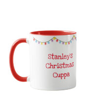 Stanley Sloth persoonlijke kerstmok