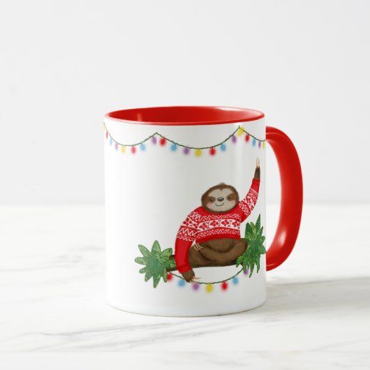 Stanley Sloth persoonlijke kerstmok Mok (Voorkant rechts)