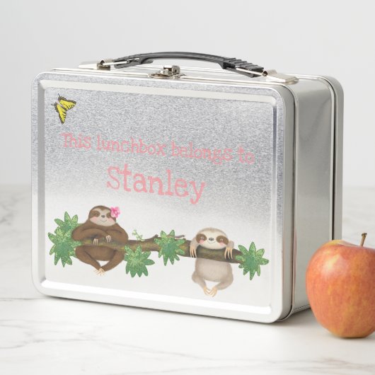 Stanley Sloth persoonlijke lunchbox (roze) (In situ)