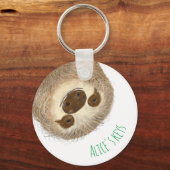 Stanley sloth persoonlijke sleutelring sleutelhanger (Voorkant)
