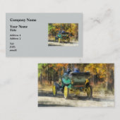 Stanley Steamer Automobile Visitekaartje (Voorkant / Achterkant)