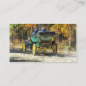 Stanley Steamer Automobile Visitekaartje (Achterkant)