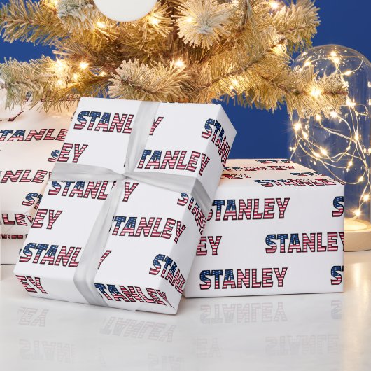 Stanley Vorname Name USA US Geschenkpapier Papier (Feestdagen)