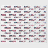 Stanley Vorname Name USA US Geschenkpapier Papier (Vlak)