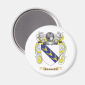 Stanley Wapenschild (Familie Crest) Magneet (Voorkant / Achterkant)