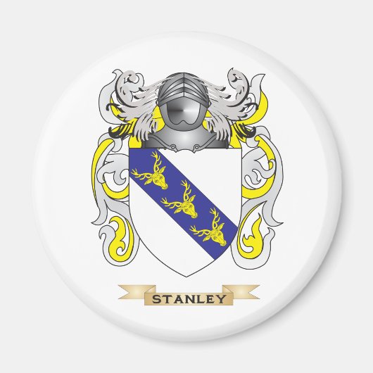 Stanley Wapenschild (Familie Crest) Magneet (Voorkant)