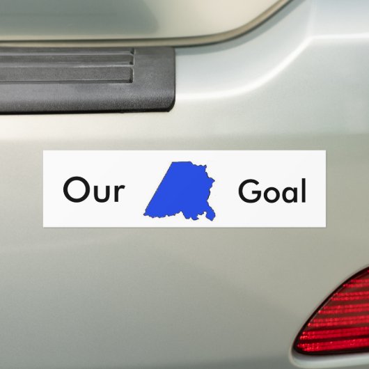 Stanly Dems Blue 2, Our, Goal Bumpersticker (Op auto)
