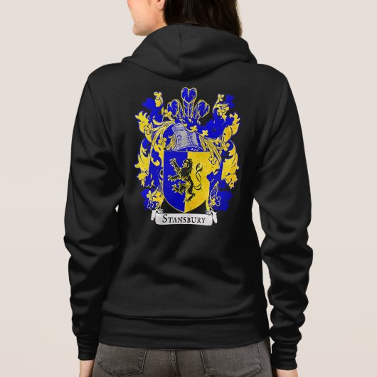 Stansbury wapenschild Vrouwen Hoodie (Achterkant)