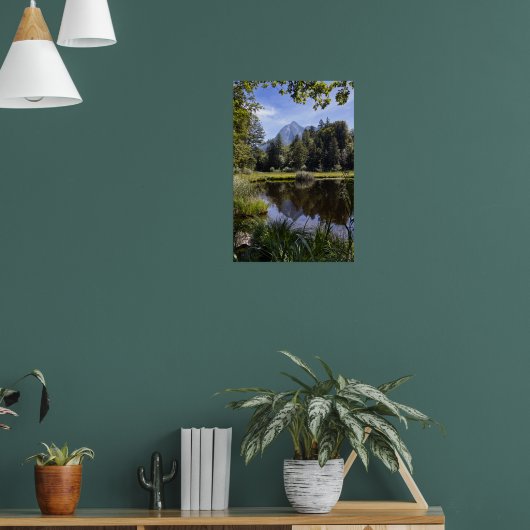 Stanserhorn en Gerzensee, Zwitserland Poster (Woonkamer 1)