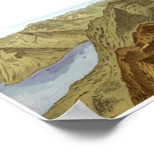 STANSERHORN Swiss Alps Panorama 360° Poster (Hoek)